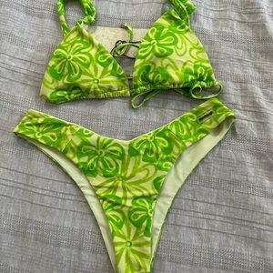 Black bough bikini S M